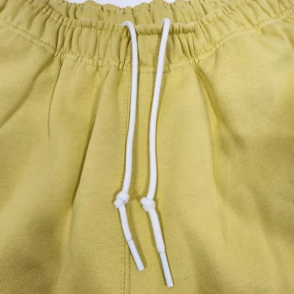 Nike Solo Swoosh Heavy Weight Yellow Fleece Sweatpants Men's 4XL DX1364 063 NWT - Picture 2 of 15
